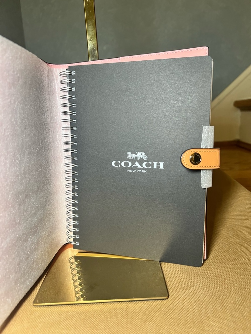 Coach Powder Pink Notebook - Picture 3 of 5